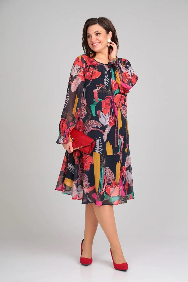 Florine – Robe Florale Élégante