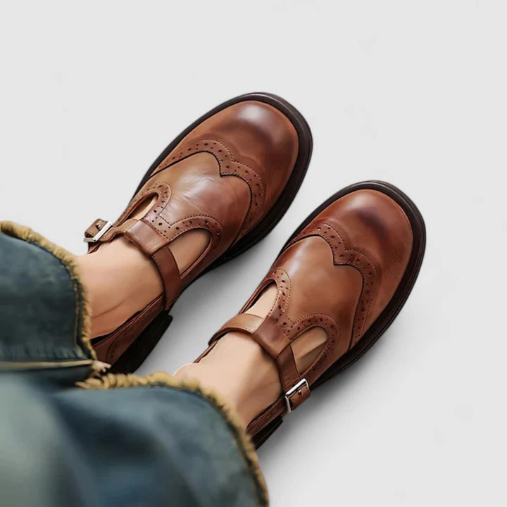 Risla |  Chaussures Mary Janes en cuir