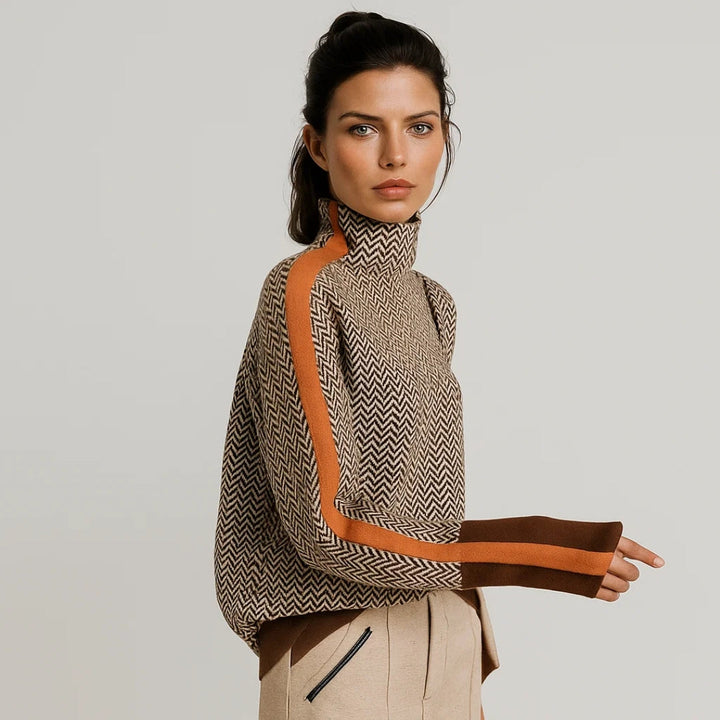 Martina™ | Pull Col Montant