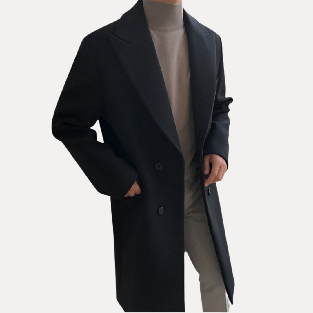 Bram | Manteau Élégant à Double Doublure pour Homme
