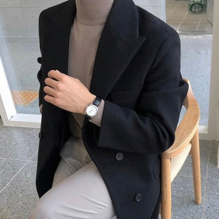 Bram | Manteau Élégant à Double Doublure pour Homme