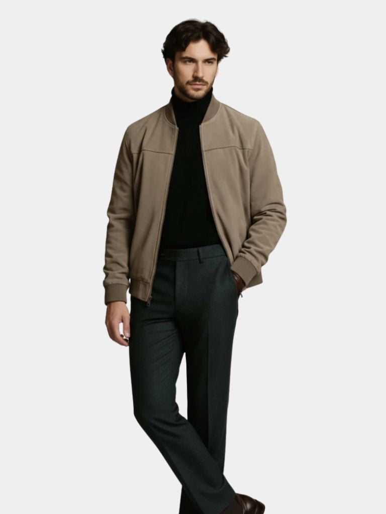 Darian™ | Veste Bomber en Suède Premium