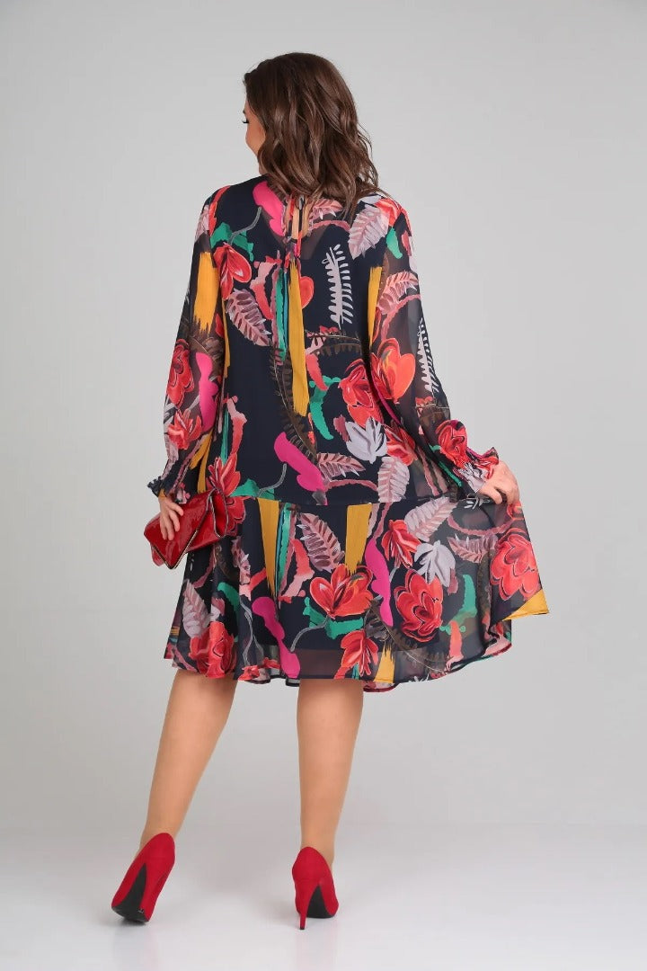 Florine – Robe Florale Élégante