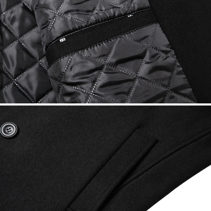 Silvan | Manteau Double Boutonnage Élégant en Laine Premium