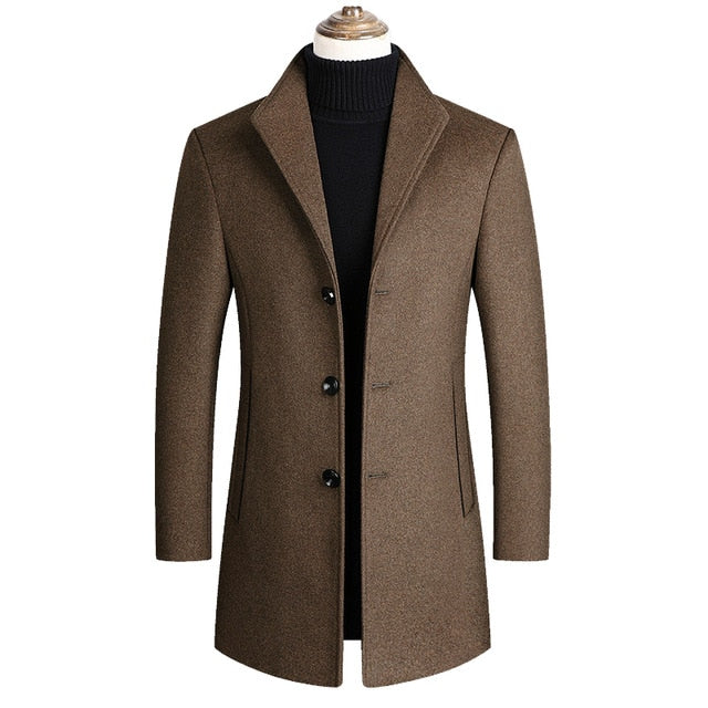Aurelio™ | Manteau Long d'Hiver Élégant