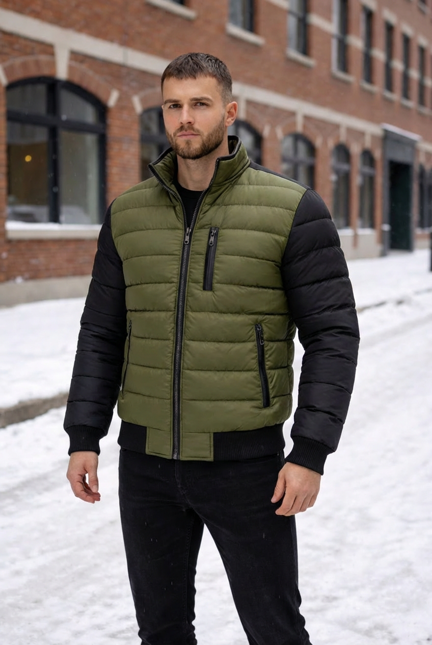 Roveri™ | Veste matelassée pour hommes avec fermeture éclair