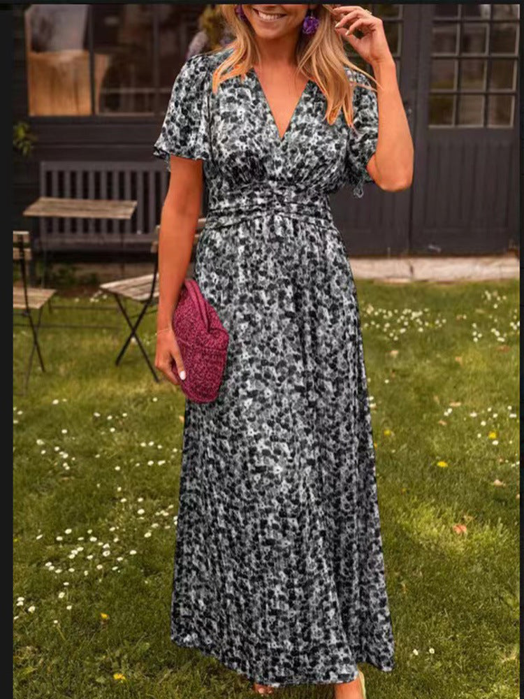 Elina – Robe Maxi Florale Fluide