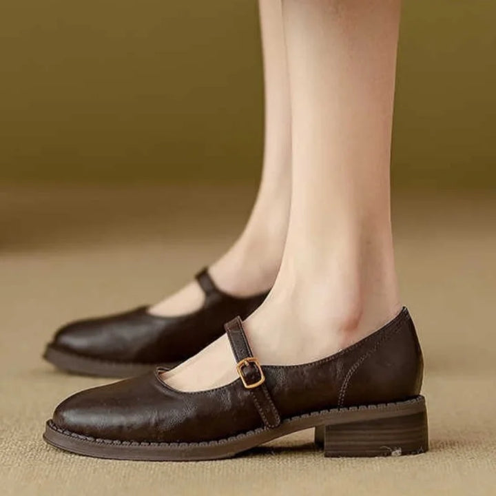 Rachel | Mary Janes Classiques Confort en Cuir