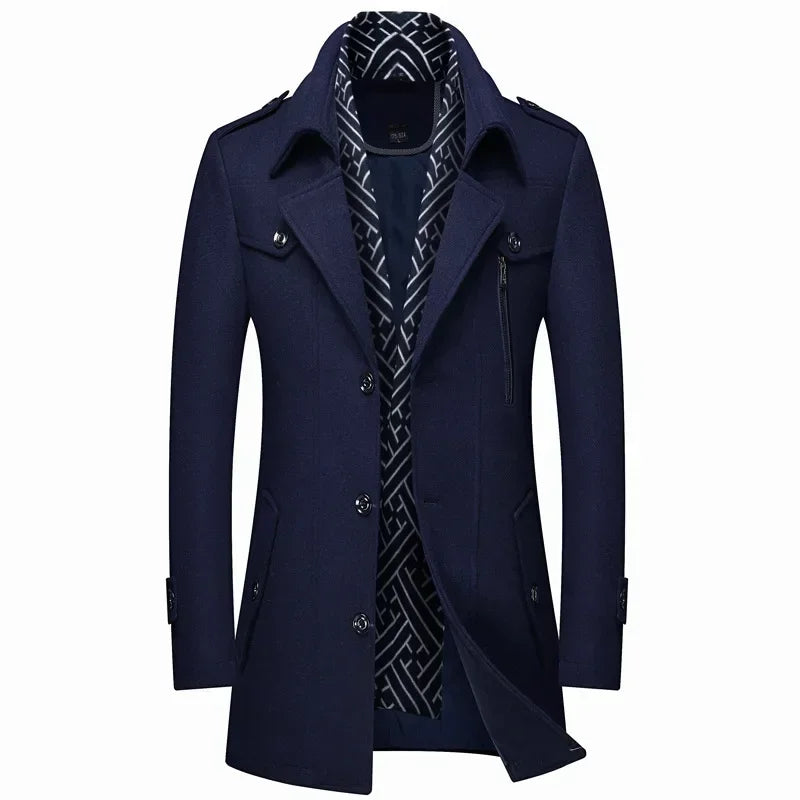 Montague | Manteau d'Hiver en Laine pour Homme