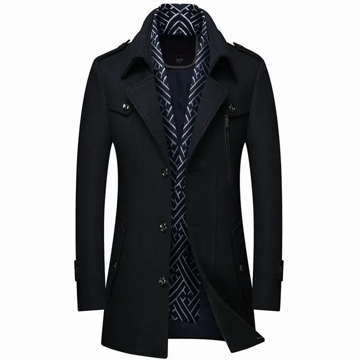 Montague | Manteau d'Hiver en Laine pour Homme